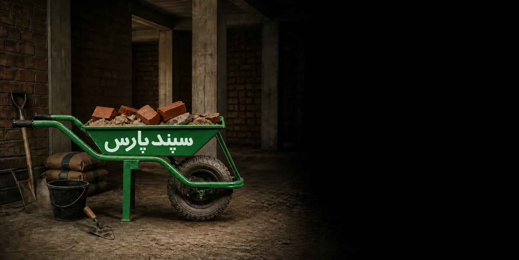 فرغون سپند پارس، بارگیری‌شده در یک پروژه ساختمانی